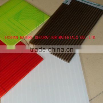 colored polycarbonate hollow sheet for project