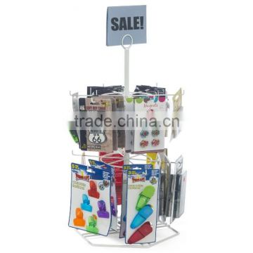 2 -Tier Hanging Merchandise Countertop Spinner Rack