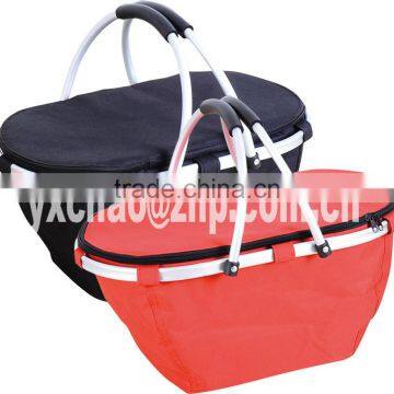 HIGH QUALITY DOUBLE LAYER CAMPING PICNIC COOLER BASKET