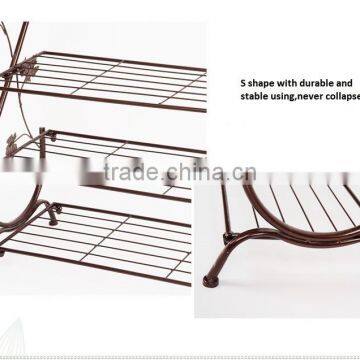 Vivinature Shoes Store Shelf and Metal Seating Shoes Furniture for Lving Room photo-5