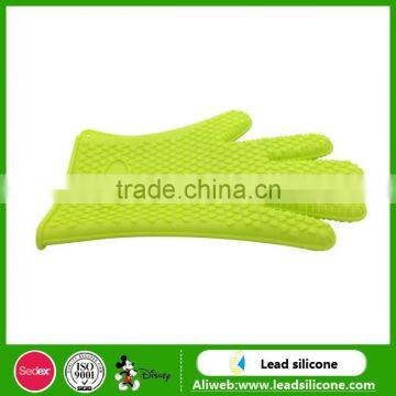 2017 hot selling silicone gloves with fingers