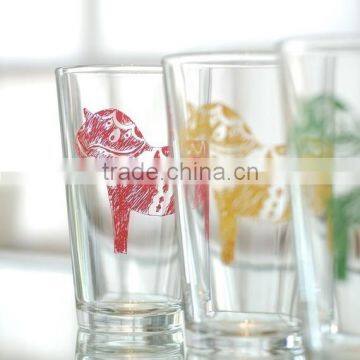 Wholesales contemporary everyday glasses with horse design