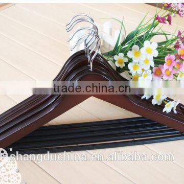 Customized chic handmade wooden hanger wholesale for hanging