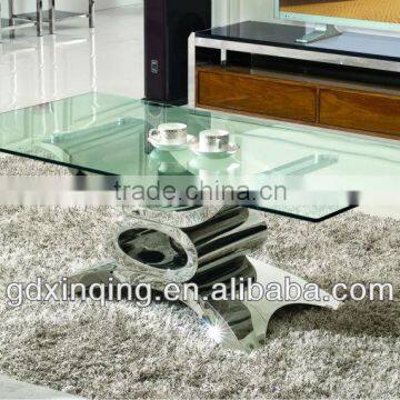 C346 Living Room Furniture Modern Glass Coffee Table photo-4
