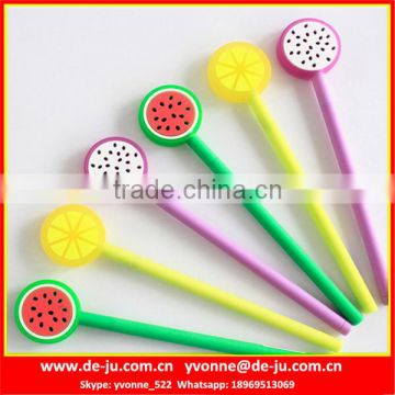 Fruit Lollipop Free Samples Gel Pen