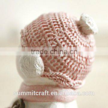 3" Miniature Glittered Resin Chinese Christmas Snowman Figurines photo-5