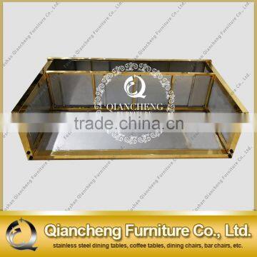 Rose Golden Wedding Cake Table for Banquet Hall photo-6