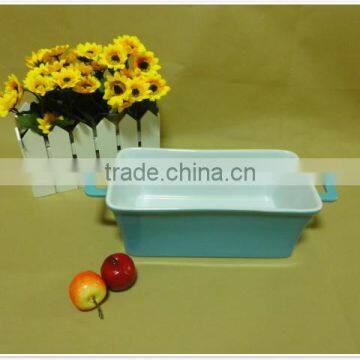 2014 Daily Use Porcelain Ceramic Bakeware With Two Handle photo-2