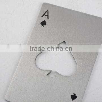 Zinc Alloy Stainless Steel Cast Iron Logo Print Card Bottle Opener