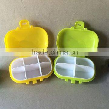 Hot Sale Macaron Portable Plastic Pill Box 4 or 6 DAY photo-5