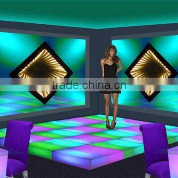 Newest Fashion Design ! High Quality Growing Lighting IP 68 Square Plastic LED Dacing Floor With 16 Colors Change photo-4