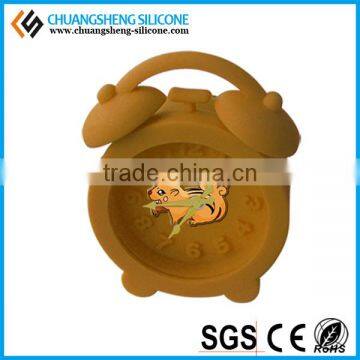 Two Ears Shaking Ring Smart Silicone Alarm Clock photo-6