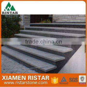 Natural granite stone outdoor stairs