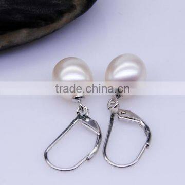 10-11mm teardrop freshwater latest design of pearl earrings