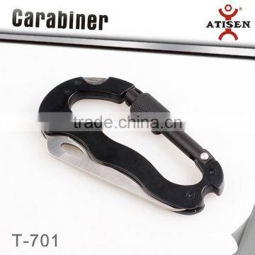 Multi Functions Climbing Carabiner With Hiking Knife And Screwdriver Outdoor Tool photo-3