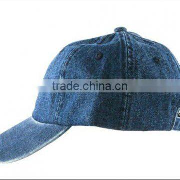 100% cotton jeans baseball cap