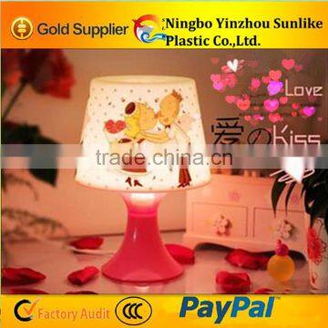 Sunlike SLL001 energy saving colorful plastic desktop lamp/night light