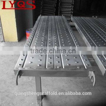 Construction Layher steel scaffolding deck for system scaffolding