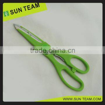 SK029 8-1/4"Popular Stainless Steel Black Handle Kitchen Scissors photo-5