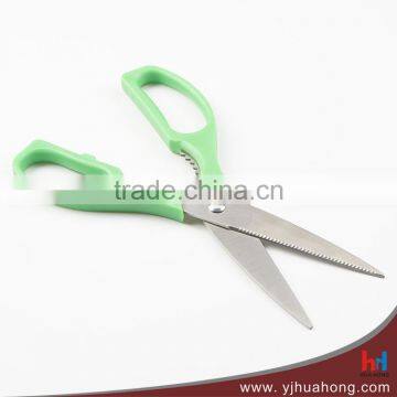 9" Stainless Steel Muliti Functional Nut Cracker Kitchen Scissors With Plastic Handle photo-4