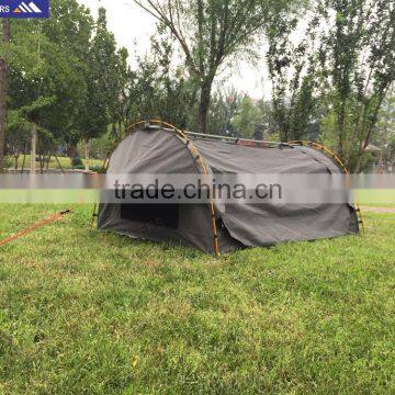 Double Swag Dome Tent With Aluminium Poles for Camping Fishing Canvas Hoop photo-6