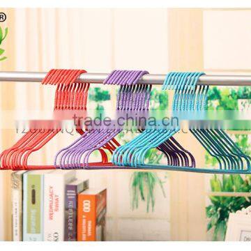A360 2017 High Quality Clothes Hanger/metal Pvc Coated Laundry Hangerr/Metal PVC Hanger With Curved Shape photo-3