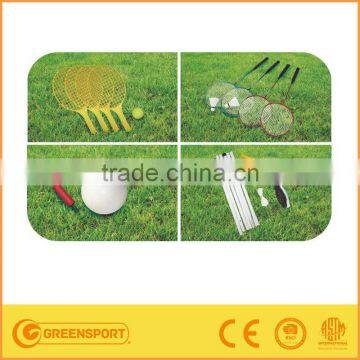 children game set badminton, volleyball, tennis set