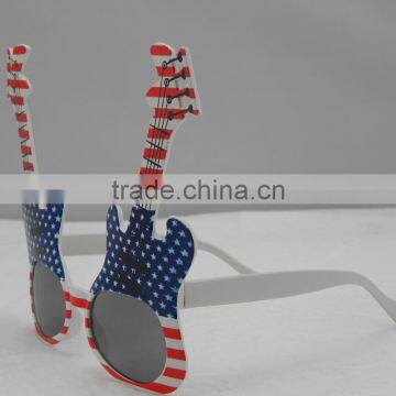 Colorful Plastic Music Gita Party Glasses