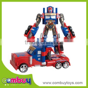 Wholesale plastic deformation car robot toy big boys toys