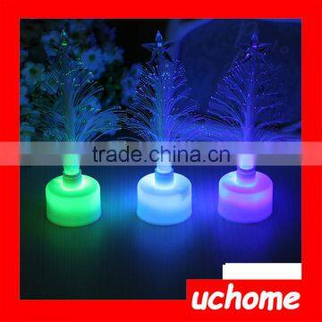 UCHOME High Quality Holiday Decoration Mini Optic Fiber Led Christmas Tree