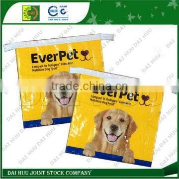 PP woven BOPP bag packaging rice, bean, wheat, corn