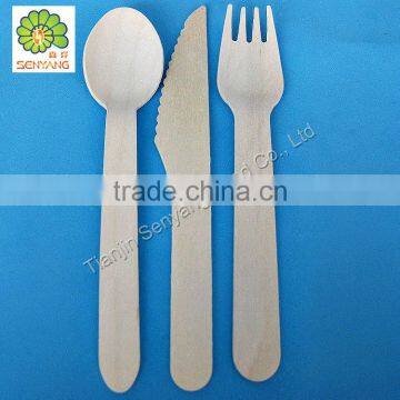 direct manufacture kitchen tools birch wooden cutlery