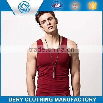 Professional good quality mens tank top fitness with breathable fabric