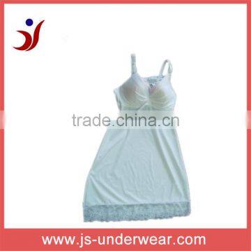 white lady`s pajamas set silk night wear for sexy ladies(accept OEM)