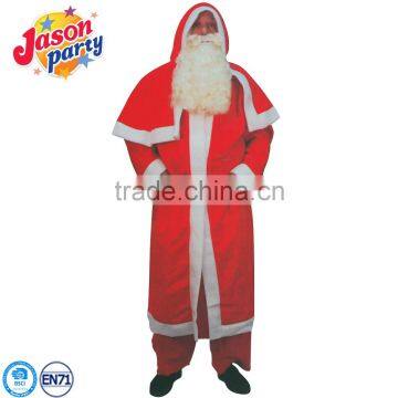 Mens Deluxe Santa Claus Suit XL-XXXL Costume 12 Pce Father Christmas Fancy Dress(fleece)