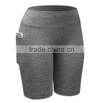 Wholesale Quick Dry Polyester/spandex Women Gym Sport Shorts With Pockets photo-6