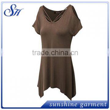 Soft Fabric Women's Wear Blouse Tops 2017 photo-4