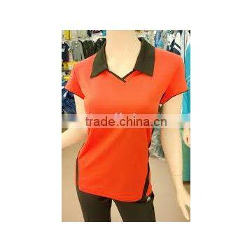 Women Polo Shirt, v Neck, Short Sleeve, 100 % Polyester Birdeyes photo-2