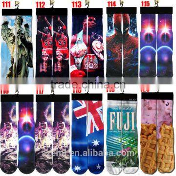 Sublimation Sock Man/custom Sublimated Sock/3D Print Sock photo-2