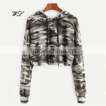 Top design xxxxl woman hoodies casual woman clothing camouflage hoodies