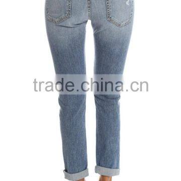 Ripped Denim Jeans ,ripped Jeans Denim,red Blue Denim Brand Jeans photo-6