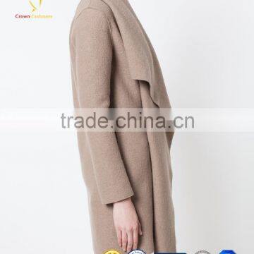 2016 Latest Wholesale Knitted Sweater Women Cashmere Wool Coat photo-4