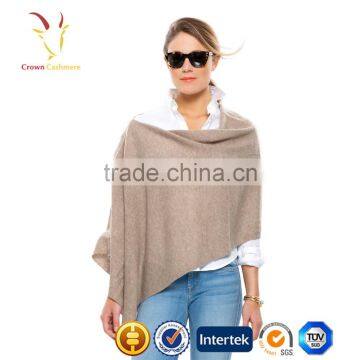 2016 Loose Knit Women Fashion Cashmere Poncho Wrap Pattern Style