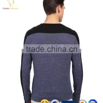 Knitting Mens Cotton Cashmere Heavy Knit Sweaters photo-2