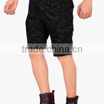 OEM Wholesale Men's Cargo Camo Cusotm Shorts Tracksuits Picture photo-3