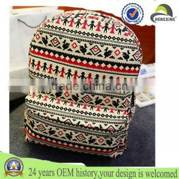 Wholesale oem design your own school bag backpack for girl in stock