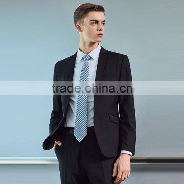 OEM Wholesales Office Men Wear Uniform Black Fashion Mens Suits photo-4