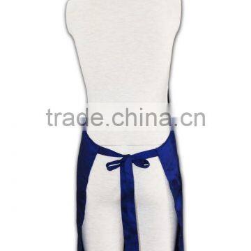 100% Cotton Canvas Apron Bule Printing Design Kitchen Cooking Bib Apron photo-4