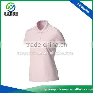 Sexy Compressed High Quality Cheap Dry Fit Polo T Shirt For Woman