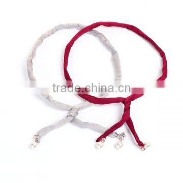 Fabric Headband Wine Red